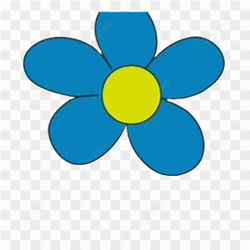Blue Sun Flower