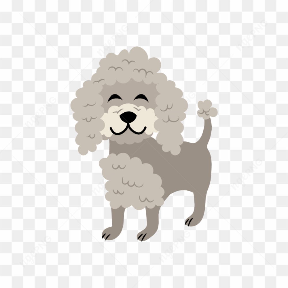 Transparent puppy image