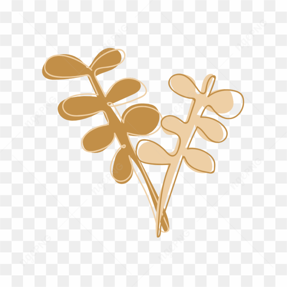 Transparent small leaves