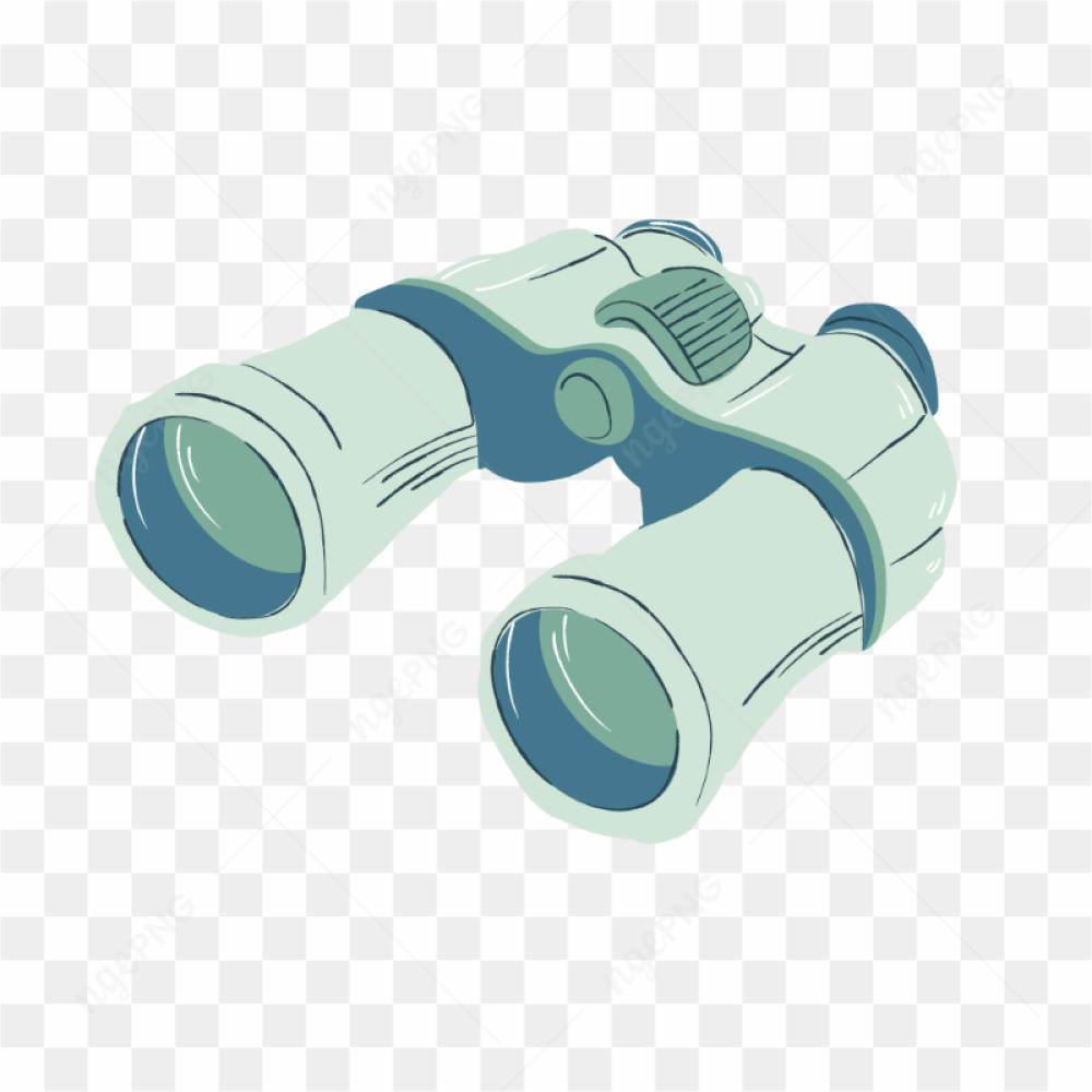 Binoculars transparent image