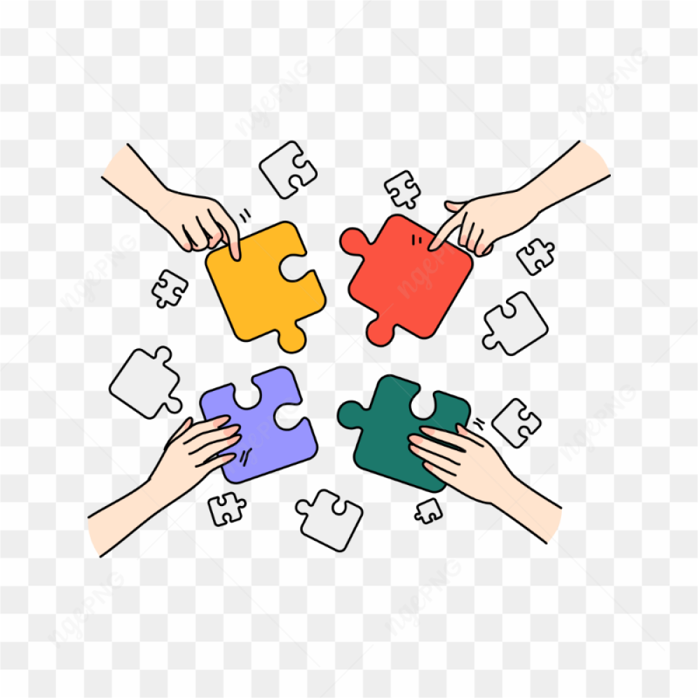 Creating puzzle together