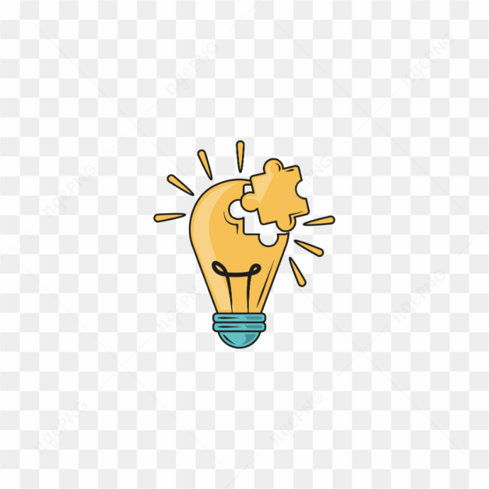 Bulb with puzzle