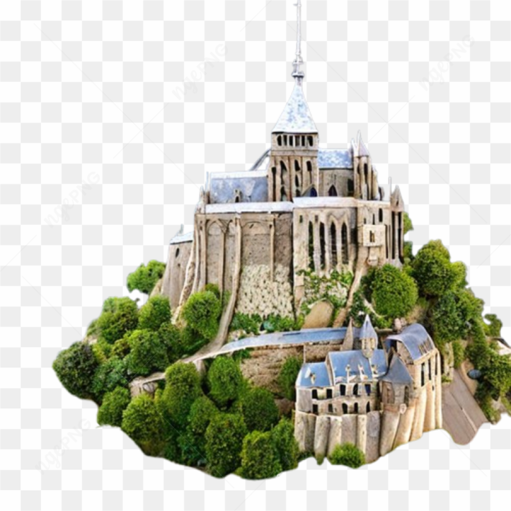 Mont saint michel france medieval architecture