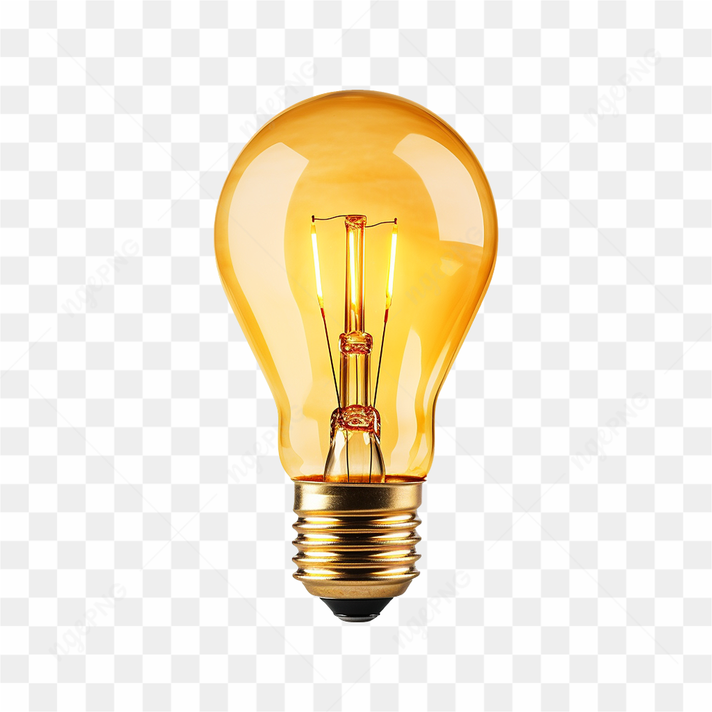 Yellow Light Bulb