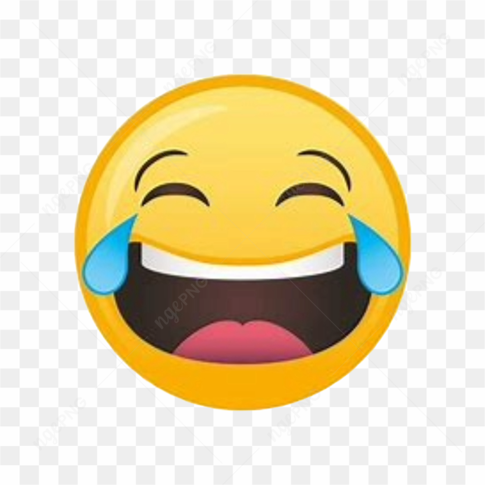 Emoji laugh smile