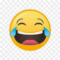 Emoji laugh smile