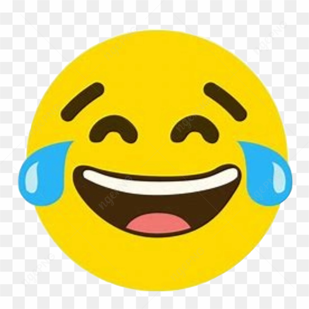 Emoji laugh smile