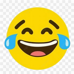 Emoji laugh smile
