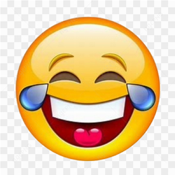 Emoji laugh smile
