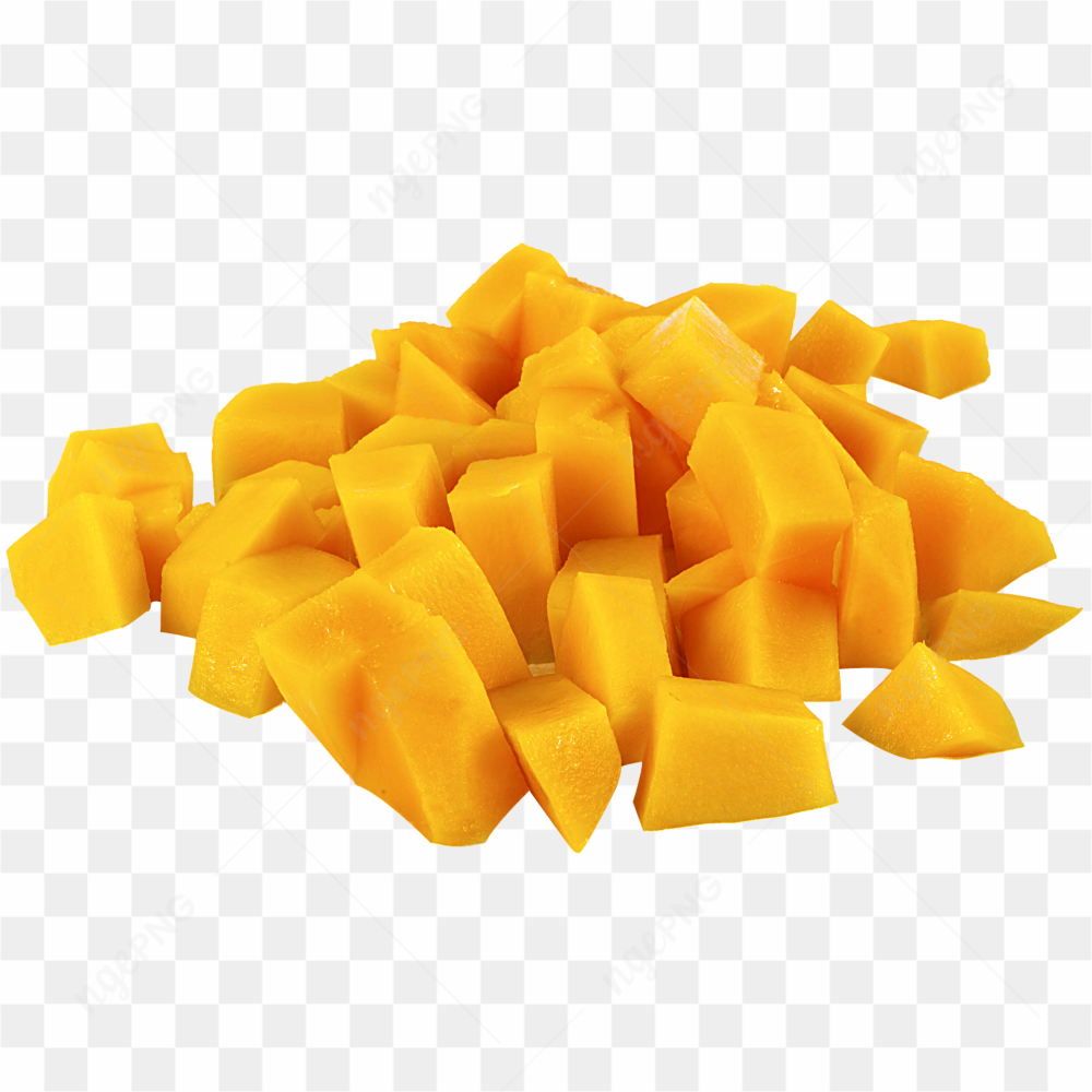 Slices mango pieces 