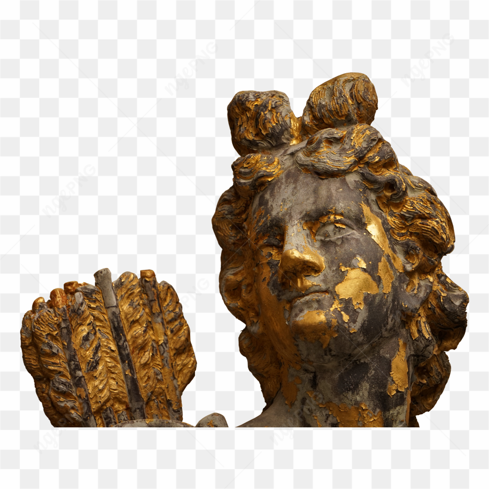 Golden statue man