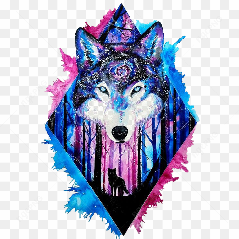 Symbole loup wolf