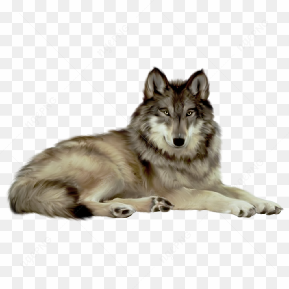 Wolf in relax time