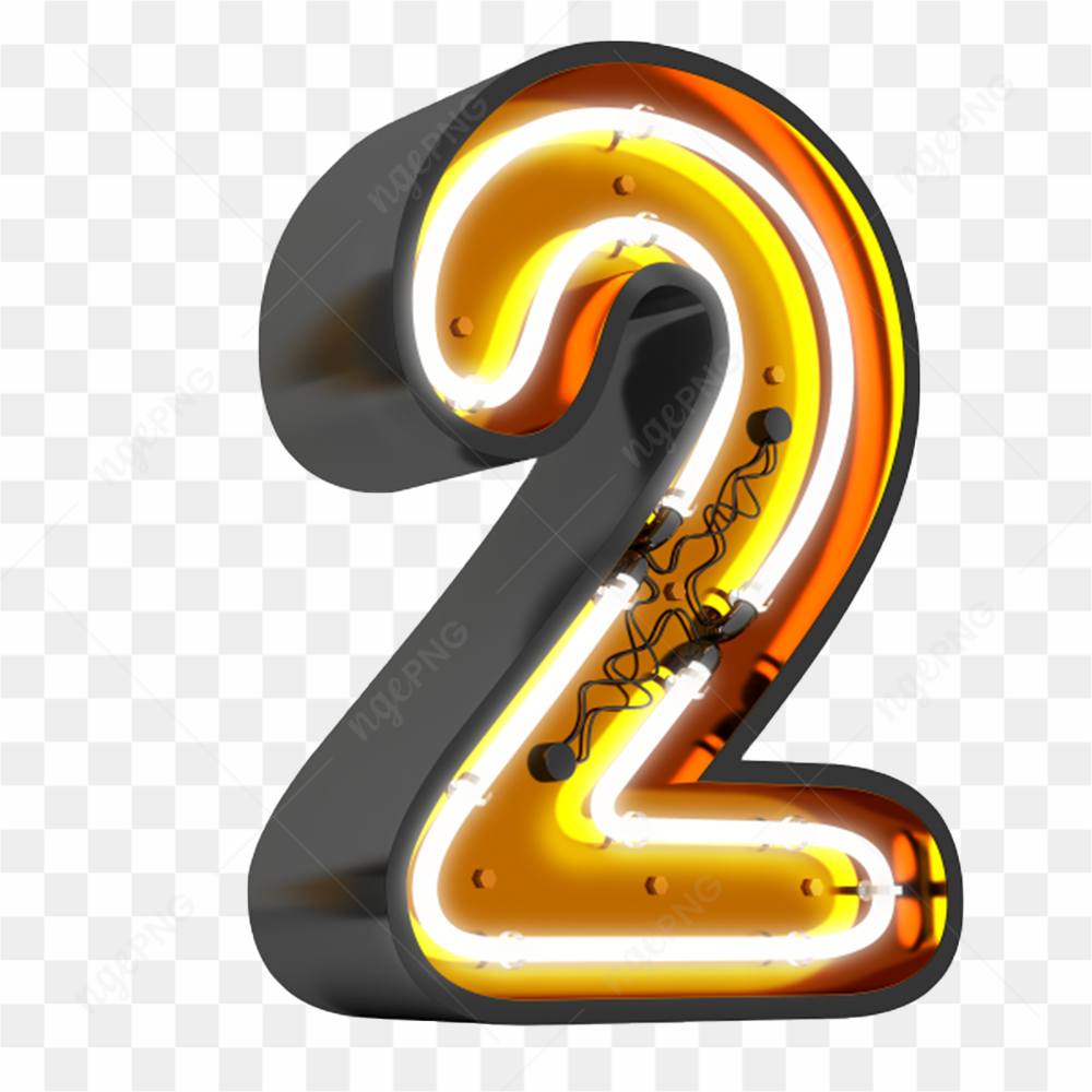 Number two neon
