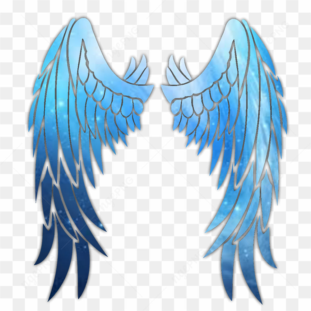 Image des ailles bleue