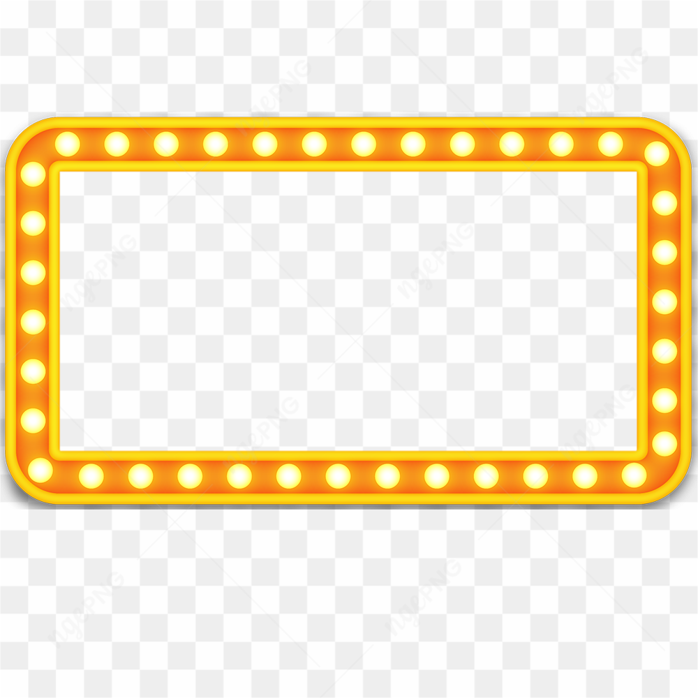 Light neon lamp lighting incandescent signs orange