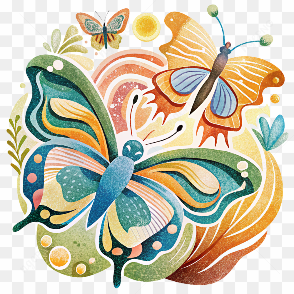 Butterfly colorful pic