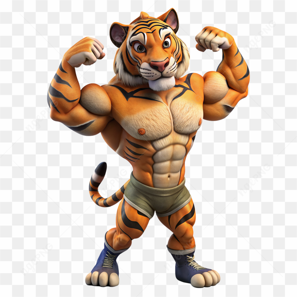 Strong tiger fighter