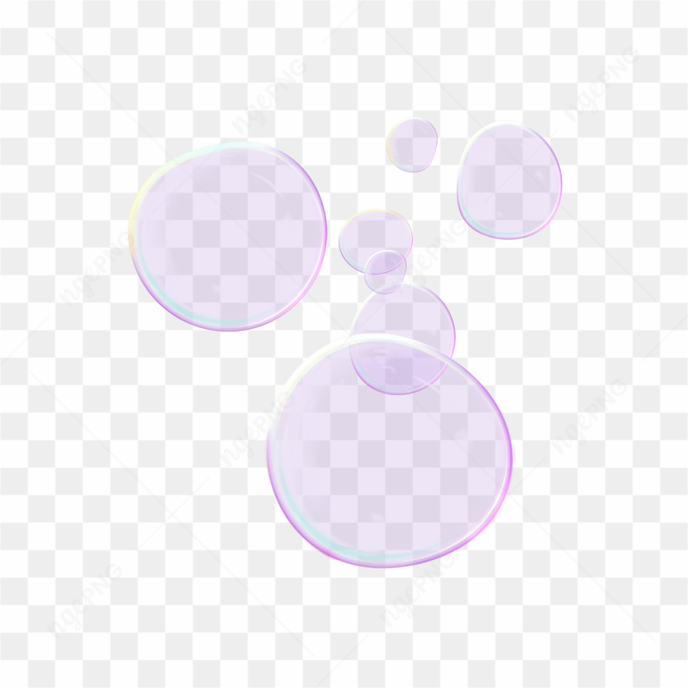 Gelembung air warna warni