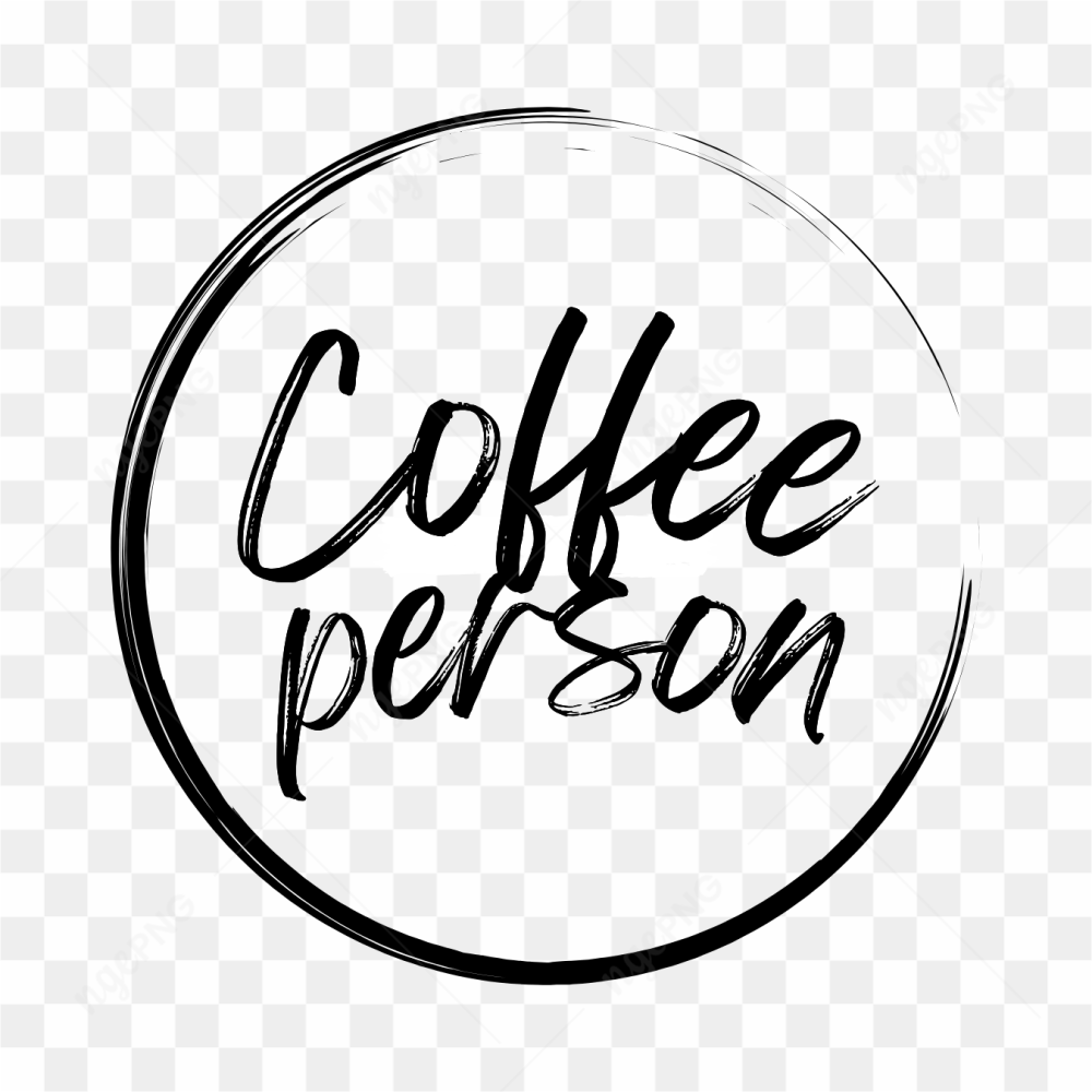 Logo coffe person