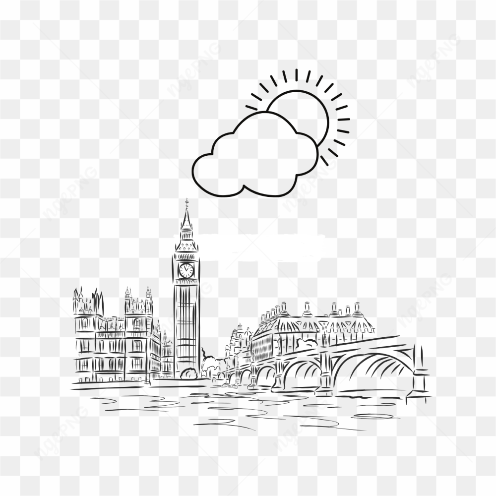 Sketsa london siang