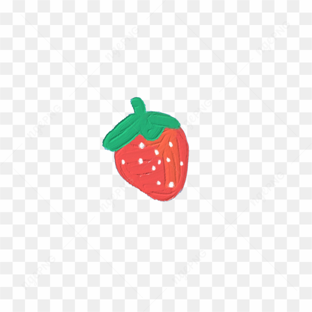 Cute strawberry sticker