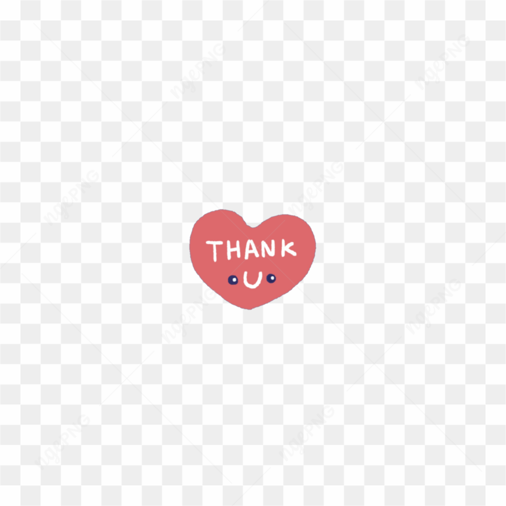 Thank you sticker