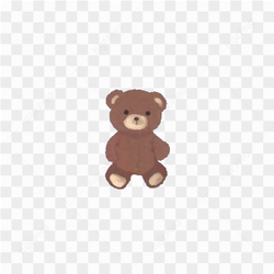 Cute bear sticker