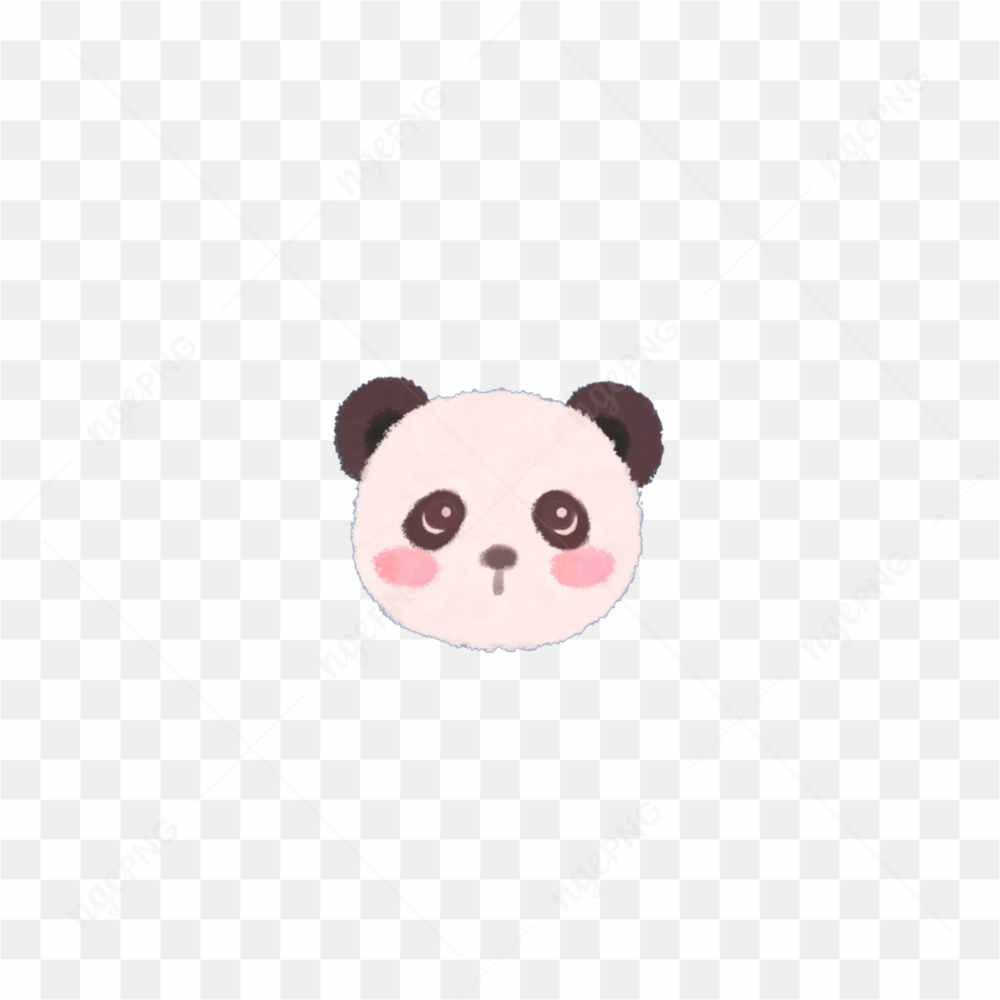 Cute panda sticker