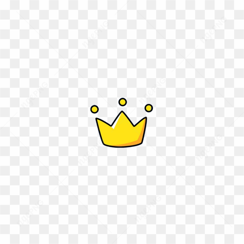 Cute crown sticker