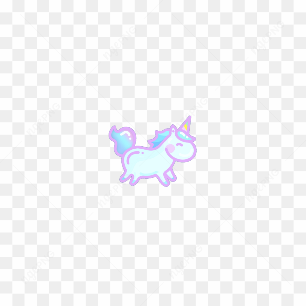 Cute unicorn sticker