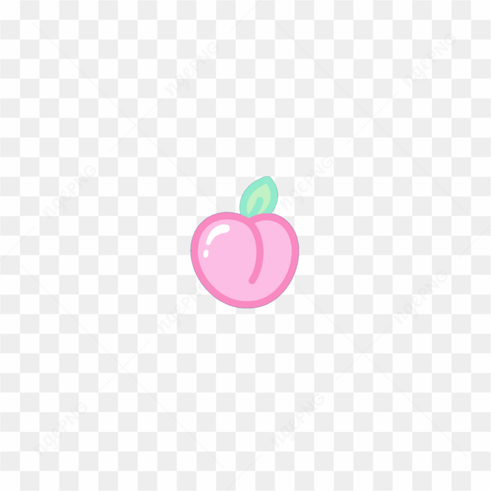 Pretty peach sticker