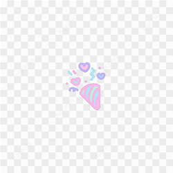 Party confetti sticker