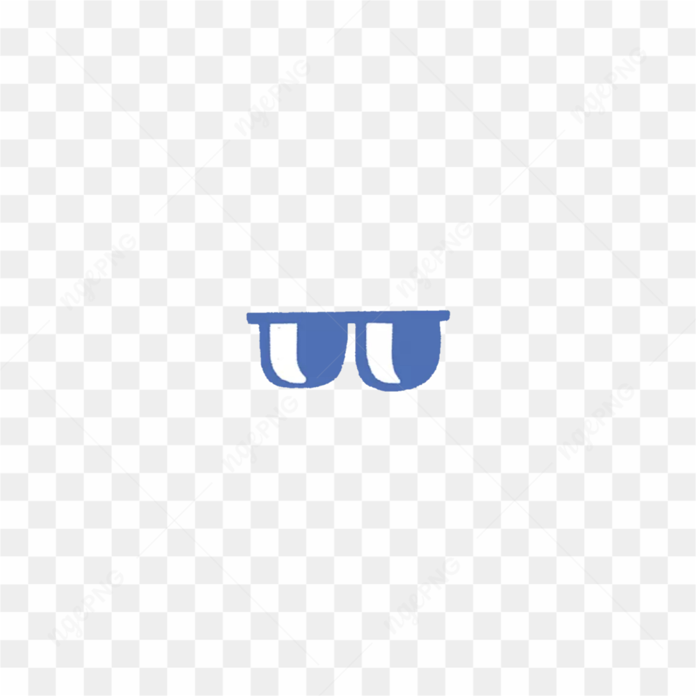 Pretty glasses sticker