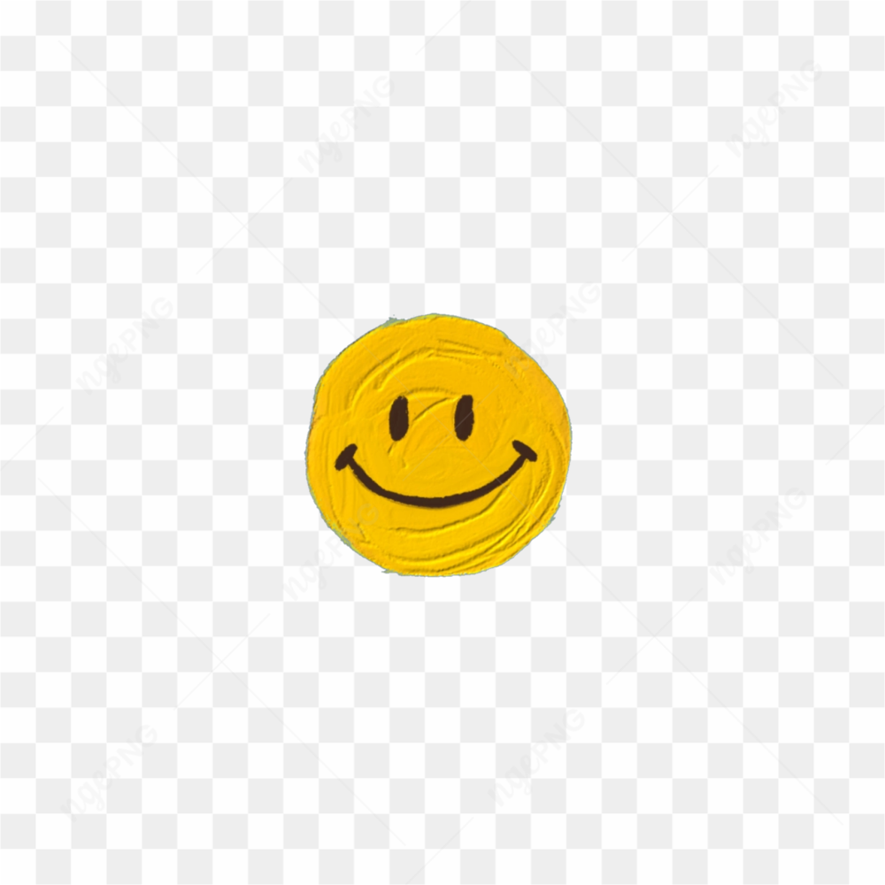 Smiling face sticker