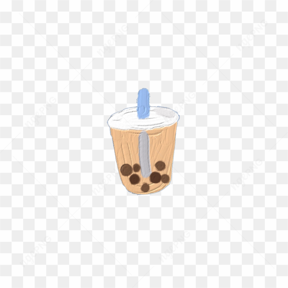 Bubble tea sticker