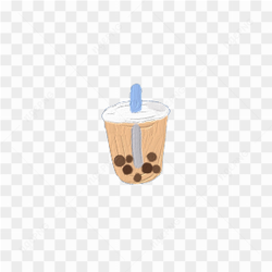 Bubble tea sticker