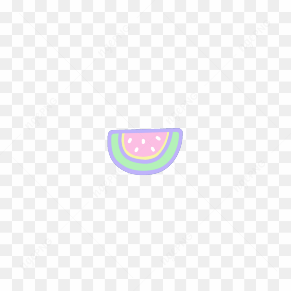 Colorful watermelon sticker