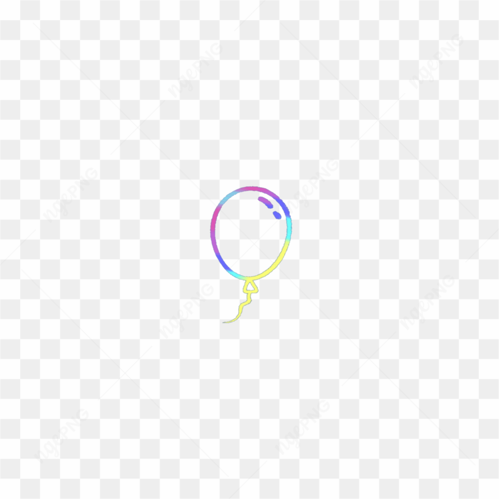 Colorful balloon sticker