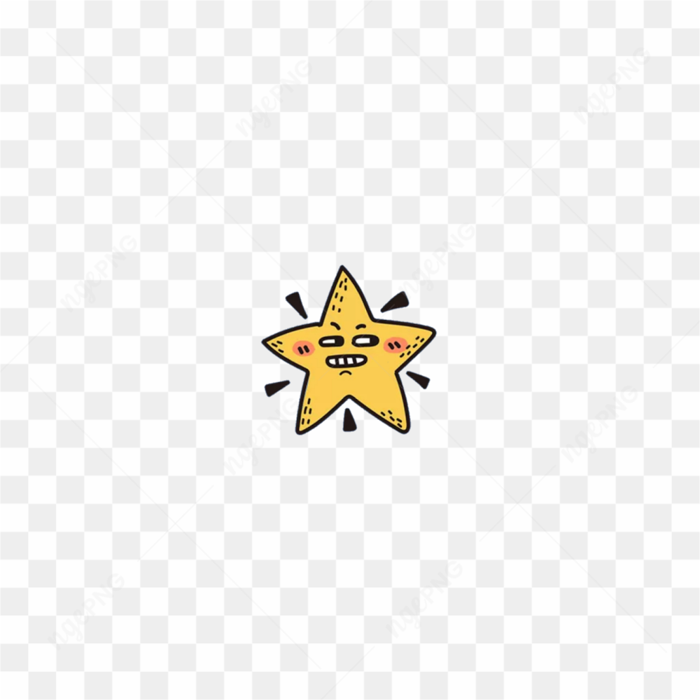Cool star sticker 
