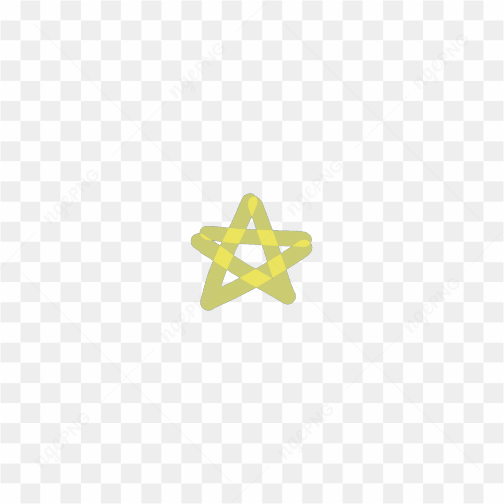 Yellow star sticker