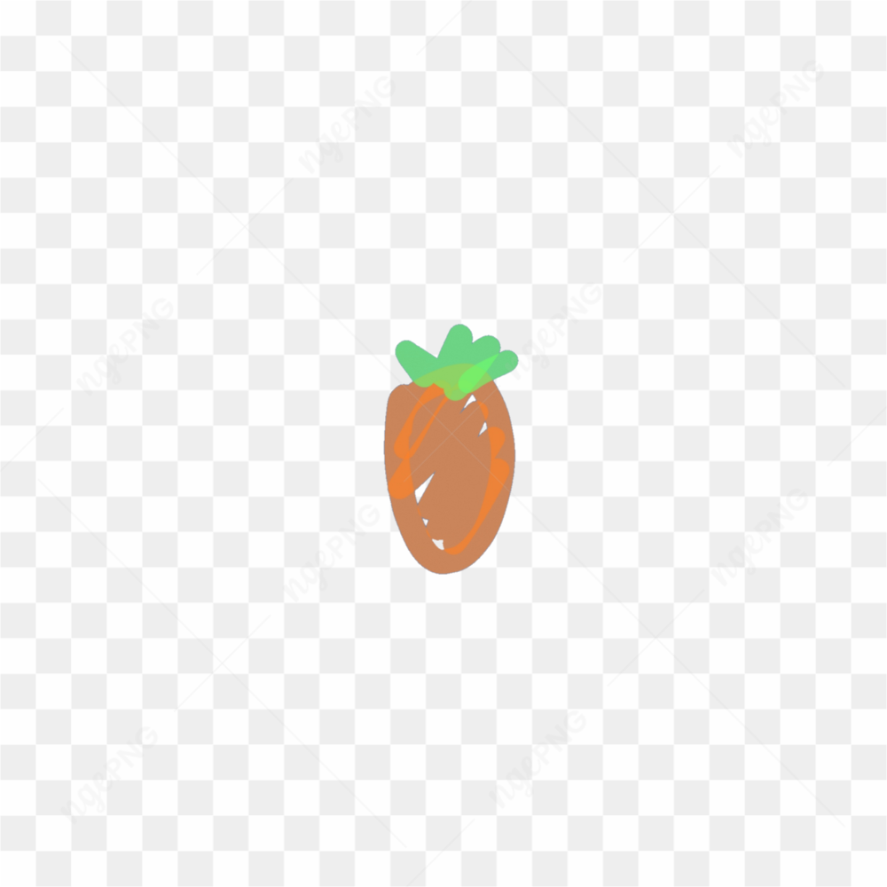 Cute carrot sticker