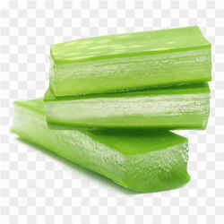 Trois feuilles d\'aloe vera empiles