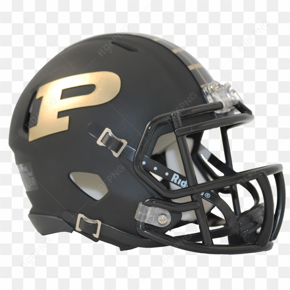 Casque de football amricain noir et or des Purdue Boilermakers