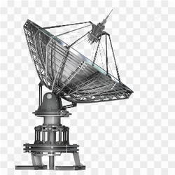 Antenne parabolique blanche