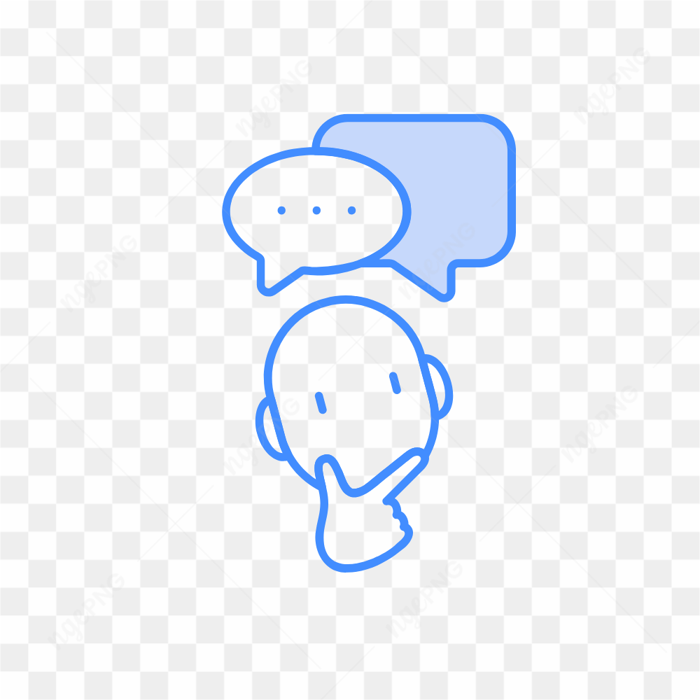 Thinking about something