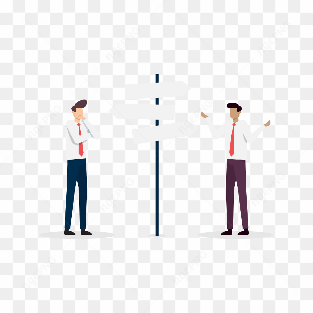 Graphical Image of two people