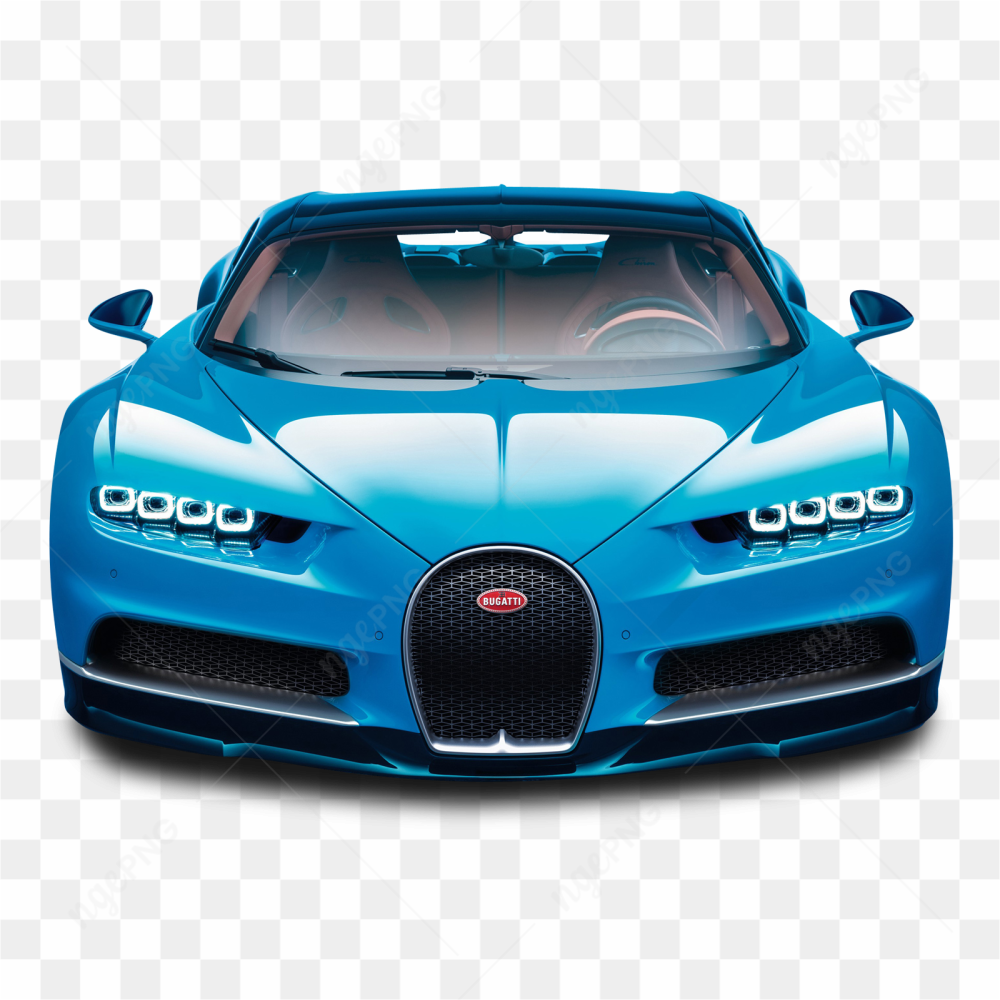 Bugatti Car Blue