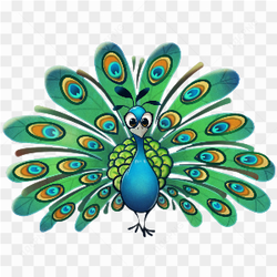 Peacock blue Green 03