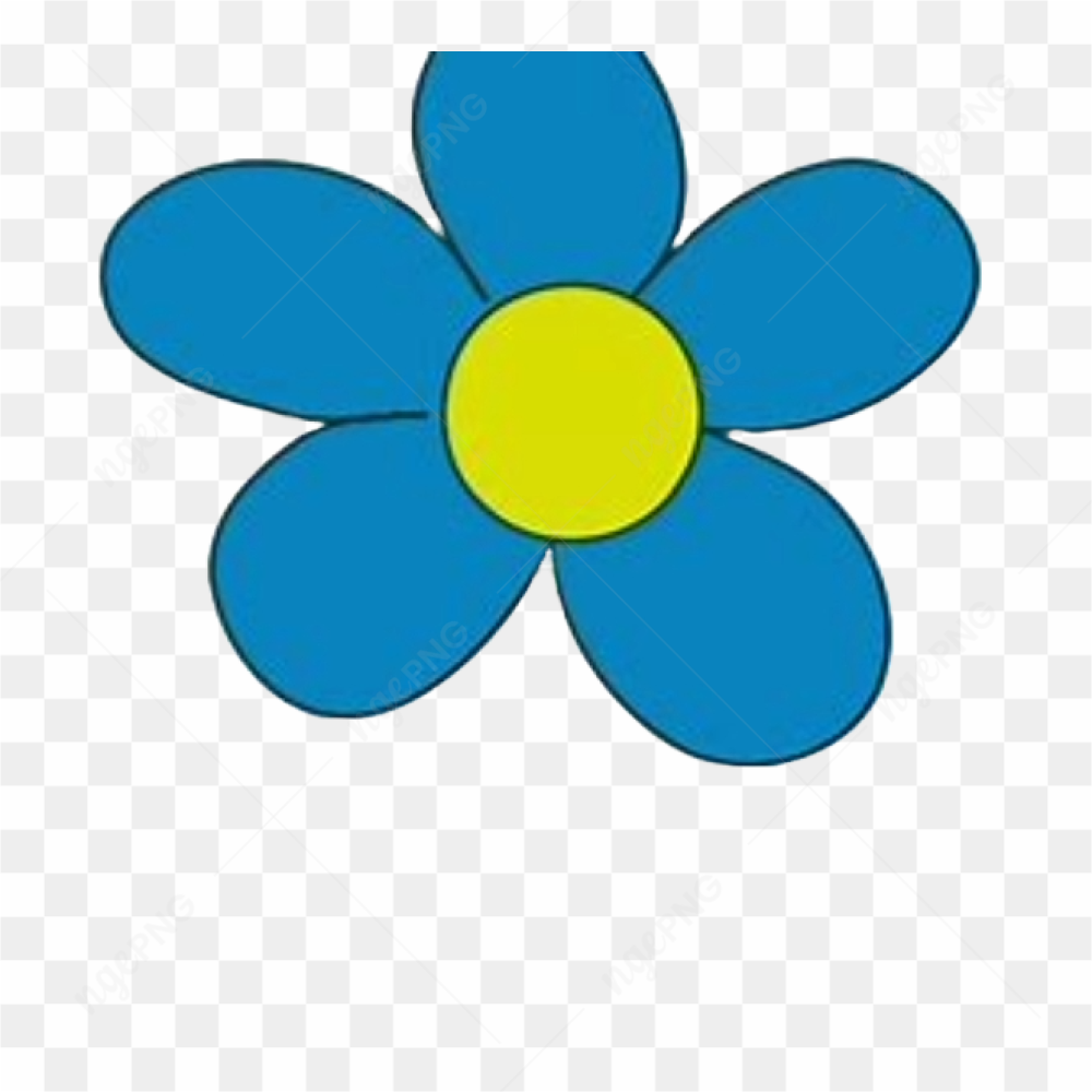 Blue flower image 